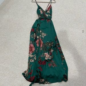 Silk flowered dress from Lulu’s